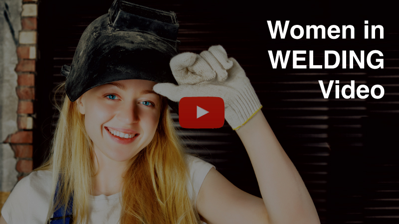 women welding video