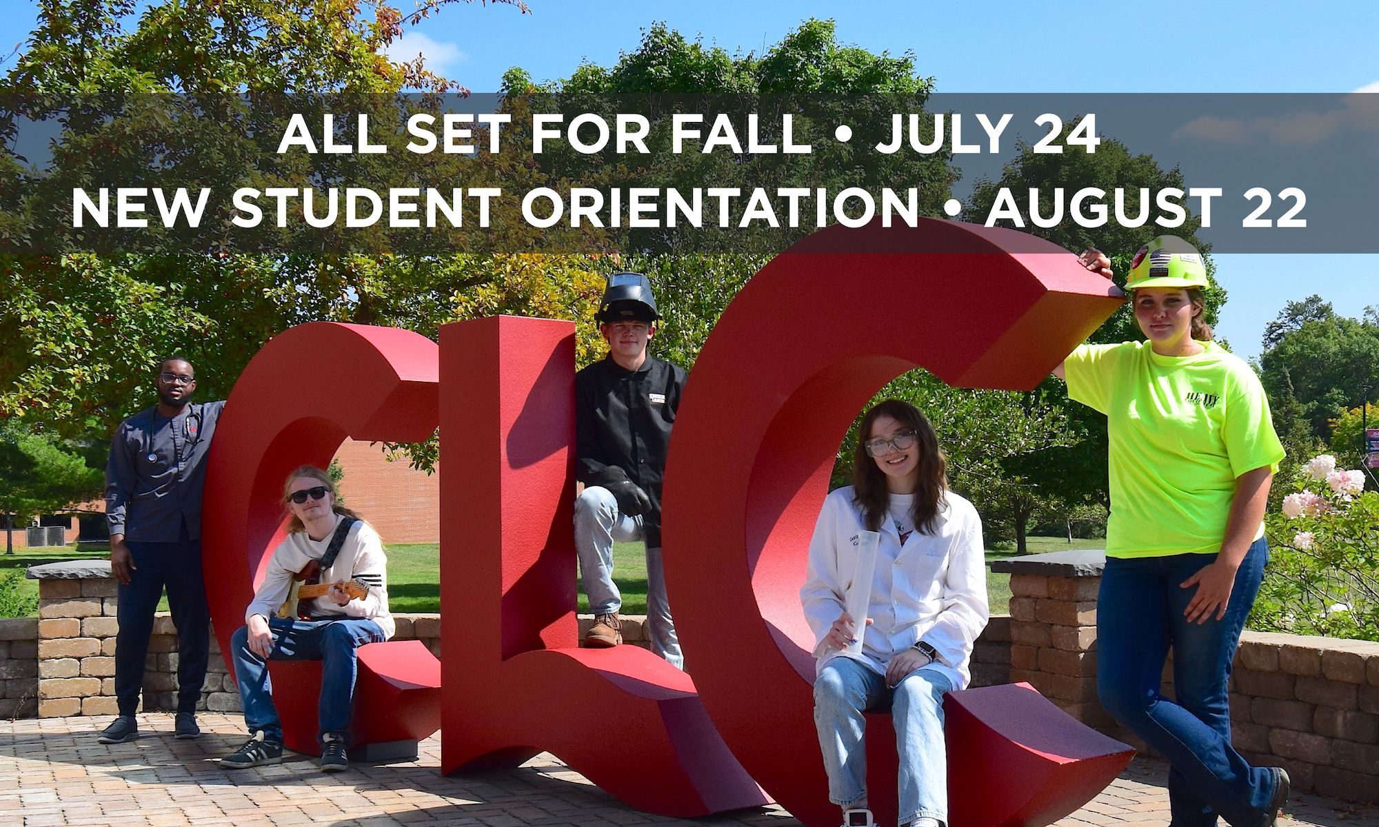 All Set For Fall and New Student Orientation