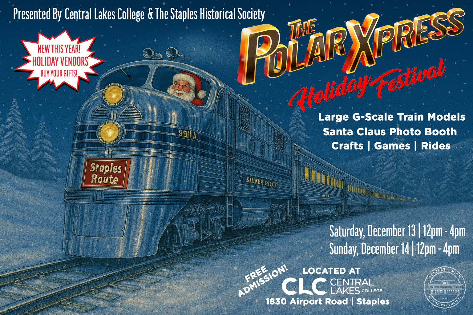 Community invited to 5th Annual Polar Xpress holiday festival