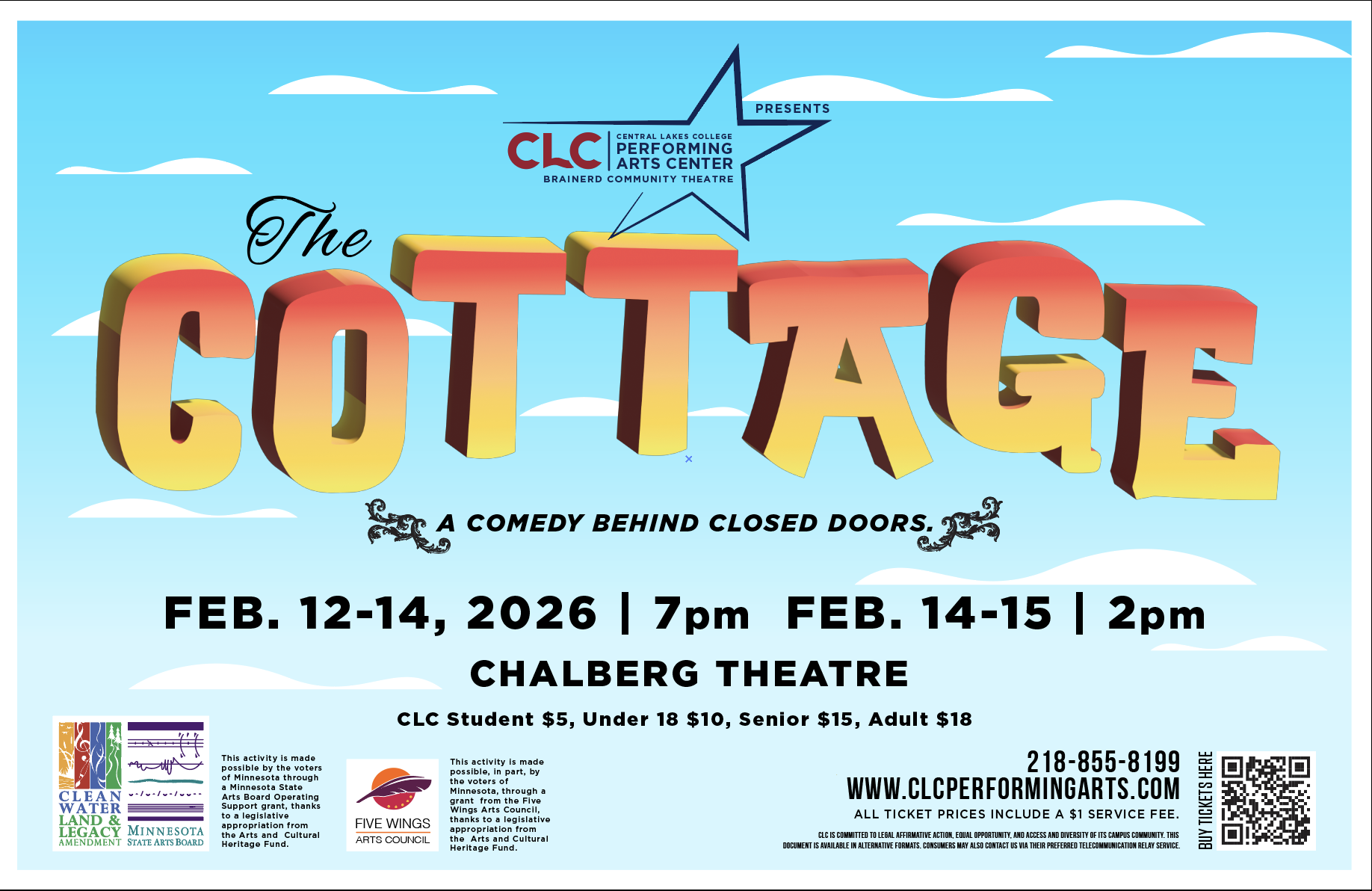 CLC Performing Arts Center Announces Expanded Winter Arts & Community Events